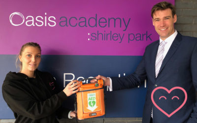 CHT donates to Oasis Academy Shirley!