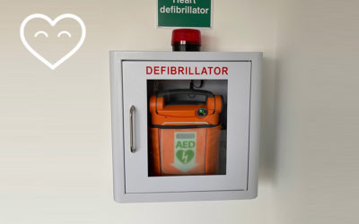 CHT fit a defibrillator in Matilda House, Bromley
